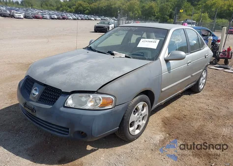 2004 Nissan Sentra 1.8S из США, поврежденный, VIN 3N1CB51DX4L916850